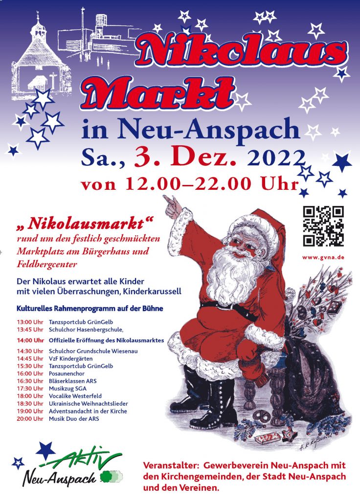 Nikolausmarkt in Neu-Anspach am 3. Dezember 2022